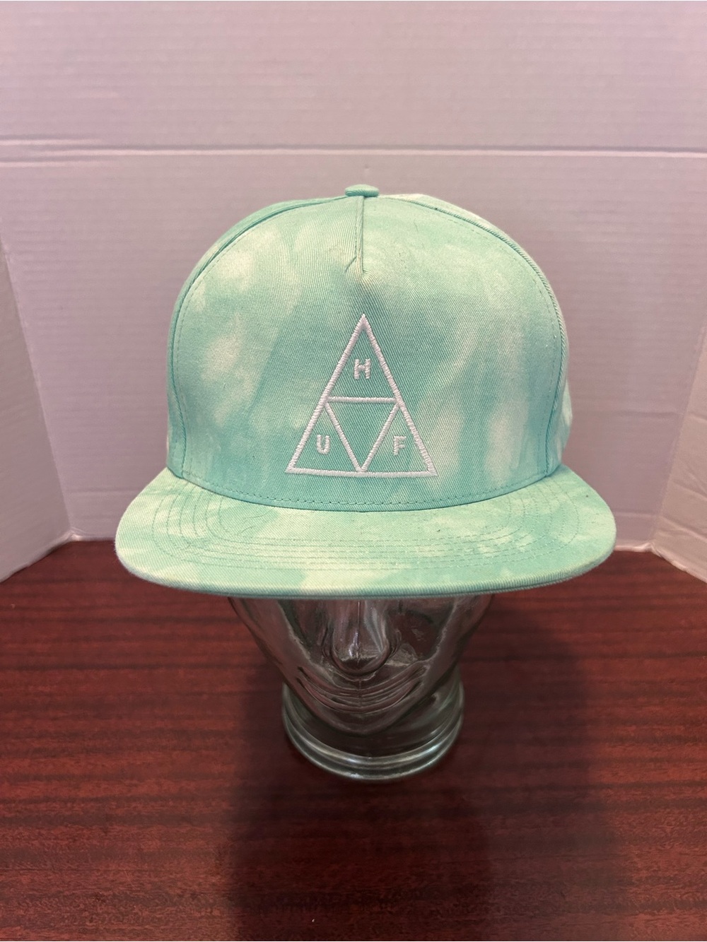 HUF Mint Green Tie-Dye Snapback Hat